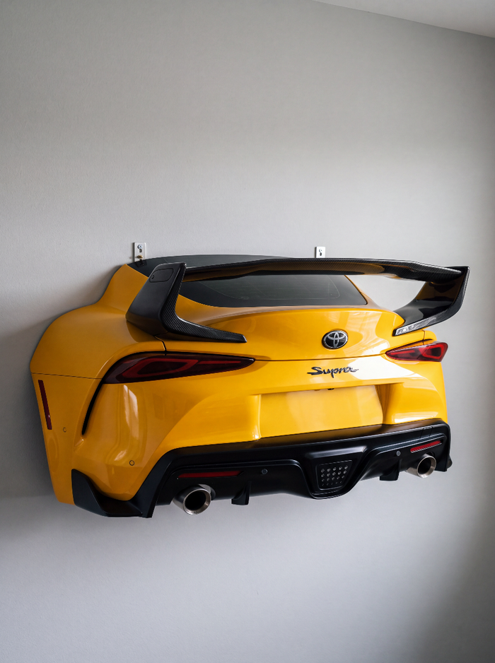 Toyota Supra WingMount on a wall